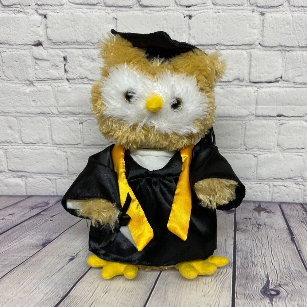 Graduation Gift Singing and Dancing Owl 9" Battery Operated Sings Celebration